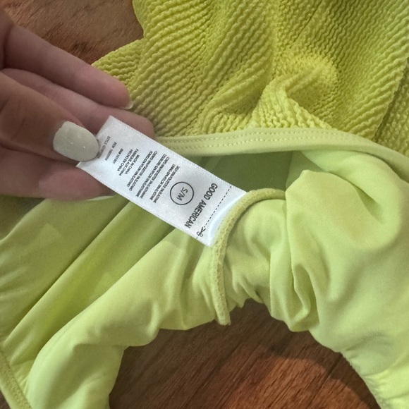 Good American Ribbed One Piece Swimsuit NWOT Sz S/M - Picture 4 of 4